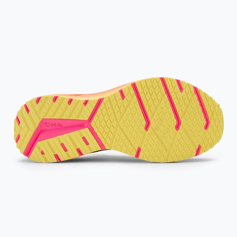 Brooks Revel 7 women's running shoes black/pink/lemon tonic 4