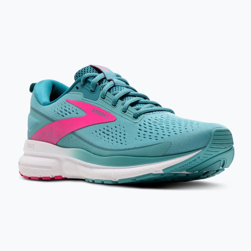 Brooks Trace 3 women's running shoes aqua/storm/pink 8