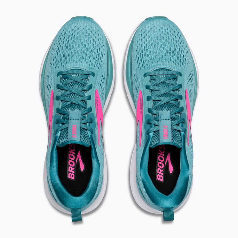 Brooks Trace 3 women's running shoes aqua/storm/pink 12