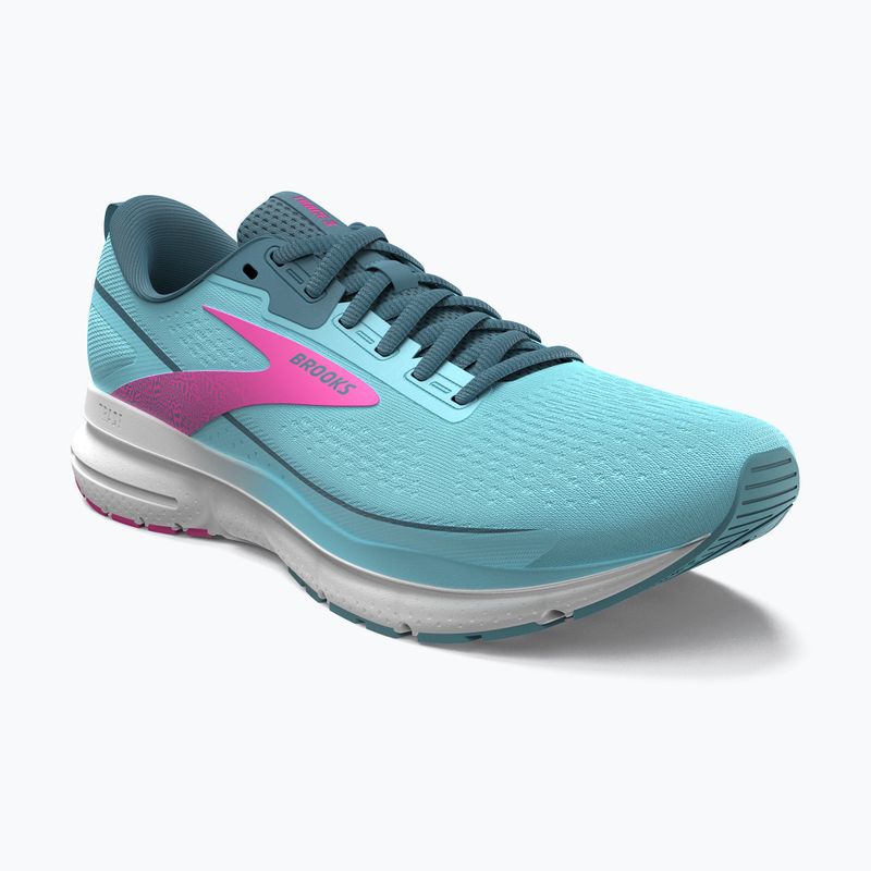 Brooks Trace 3 women's running shoes aqua/storm/pink 15