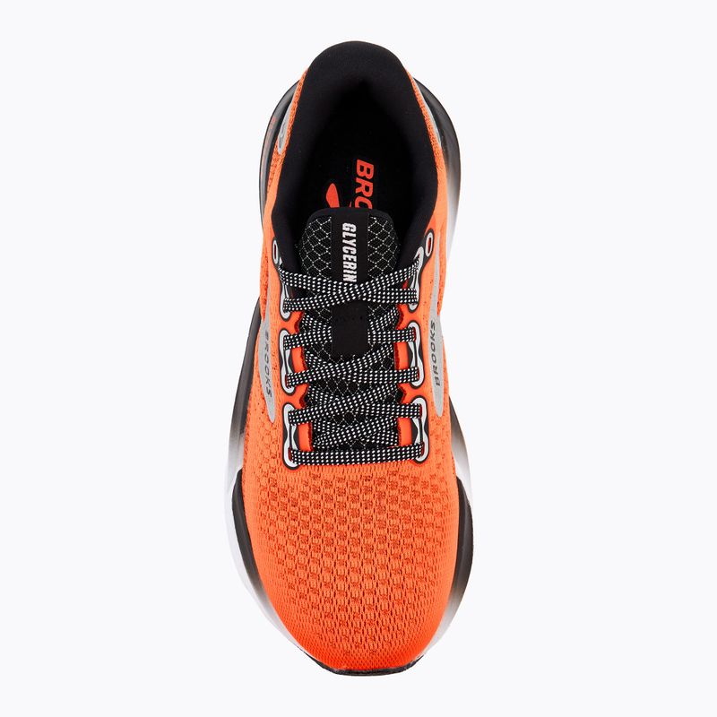 Brooks Glycerin 21 men's running shoes orange/black/white 5