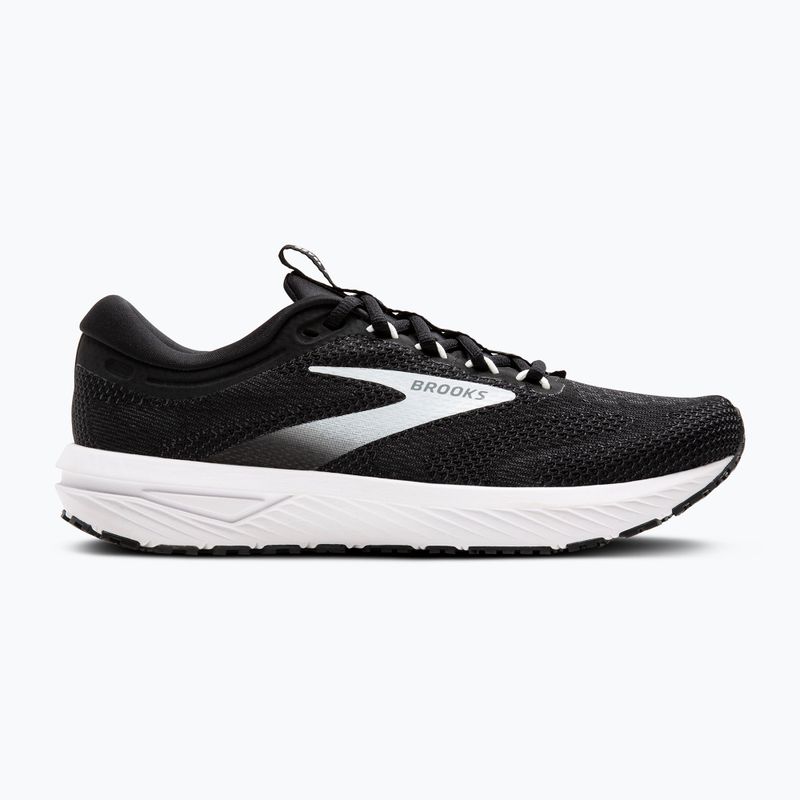 Brooks Revel 7 black/white men's running shoes 9