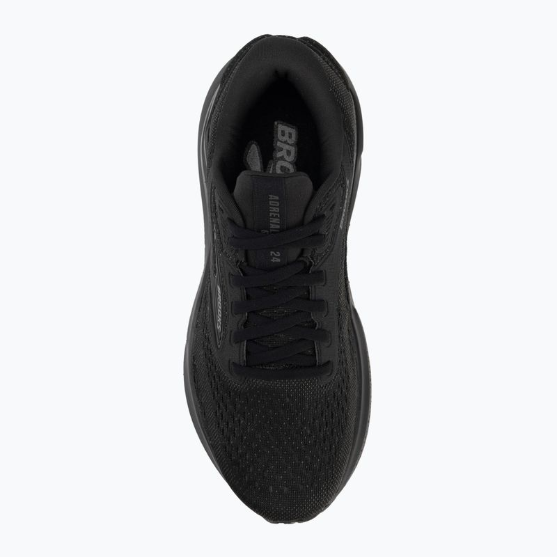 Women's running shoes Brooks Adrenaline GTS 24 black/black/ebony 5