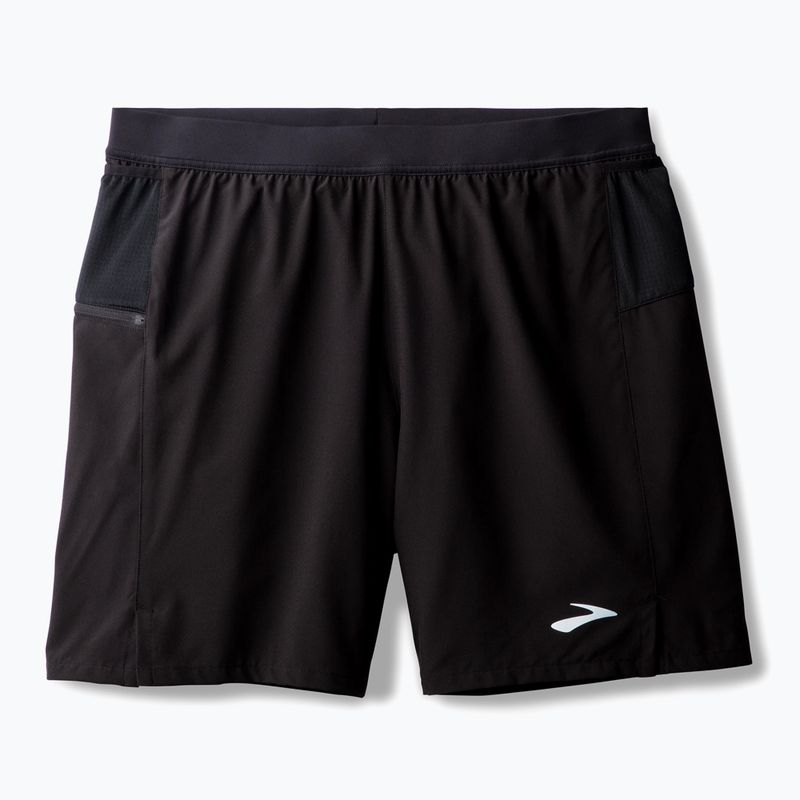 Men's Brooks Journey 7" 2IN1 running shorts black 4