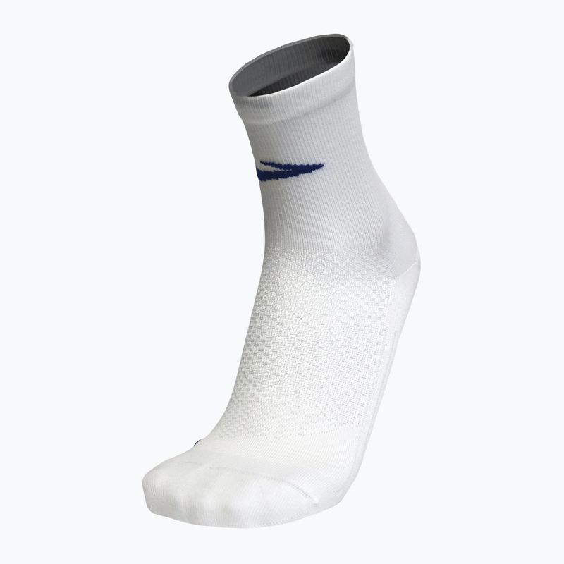 Brooks Elite white/cobalt socks