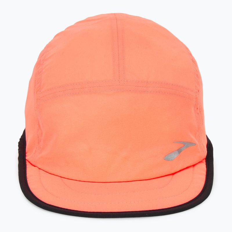 Brooks Lightweight Packable 2.0 neo ember/black baseball cap 2