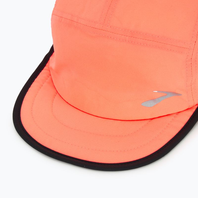 Brooks Lightweight Packable 2.0 neo ember/black baseball cap 3