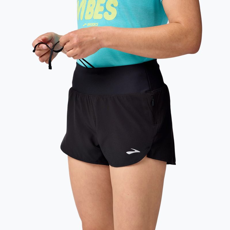 Women's running shorts Brooks Chaser 3" 2.0 black 3