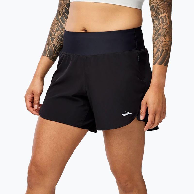 Women's Brooks Chaser 5" 2.0 running shorts black