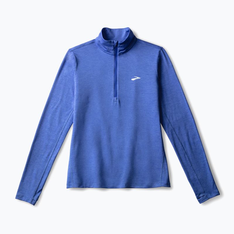 Women's running longsleeve Brooks Dash 1/2 Zip 2.0 htr bluebell 5