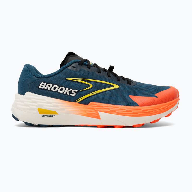 Men's running shoes Brooks Catamount 4 legion blue/celestial/flame 2
