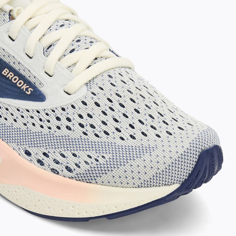 Women's running shoes Brooks Adrenaline GTS 24 grey/blue ribbon/peach 7