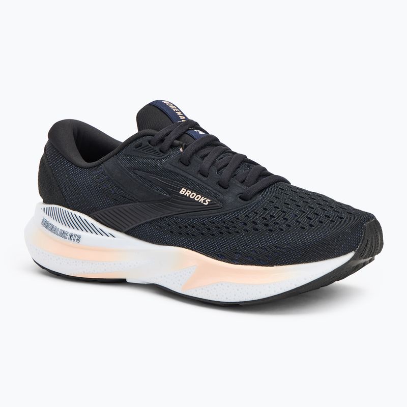 Women's running shoes Brooks Adrenaline GTS 24 black/peach/peacoat