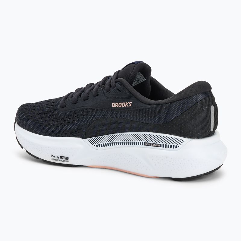 Women's running shoes Brooks Adrenaline GTS 24 black/peach/peacoat 3