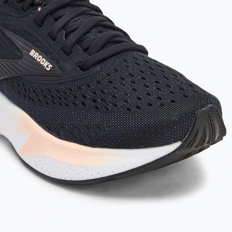 Women's running shoes Brooks Adrenaline GTS 24 black/peach/peacoat 7