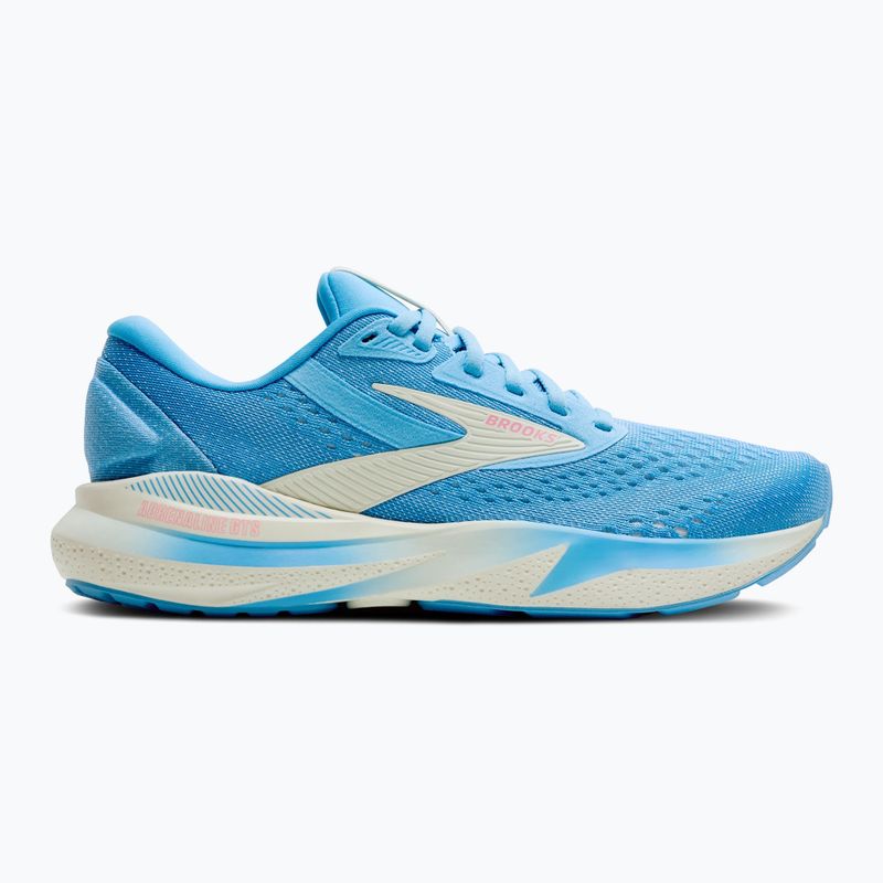 Women's running shoes Brooks Adrenaline GTS 24 bonnie blue/grey/pink 9