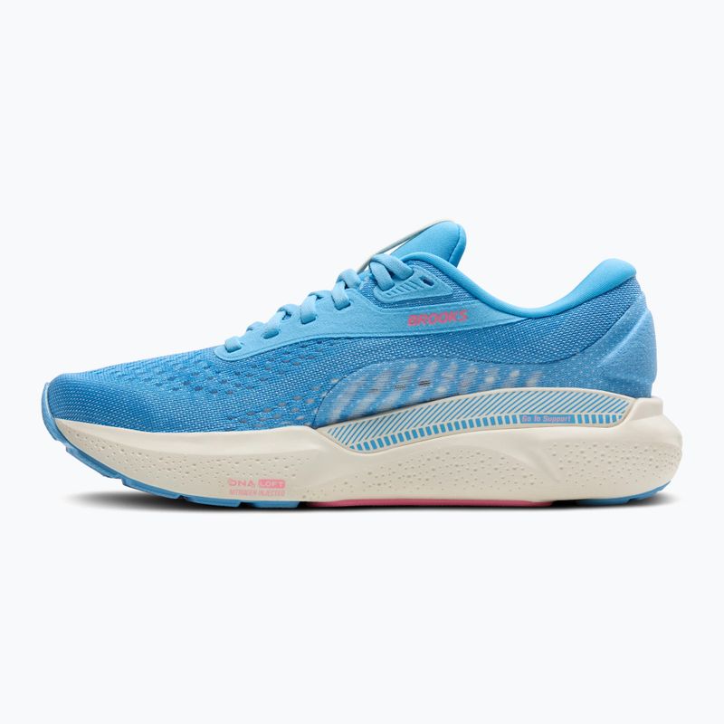 Women's running shoes Brooks Adrenaline GTS 24 bonnie blue/grey/pink 10
