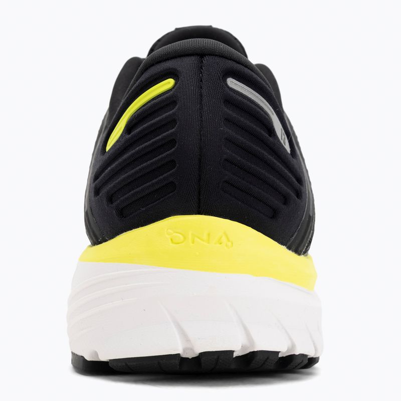 Men's running shoes Brooks Defyance 13 black/yellow/white 6
