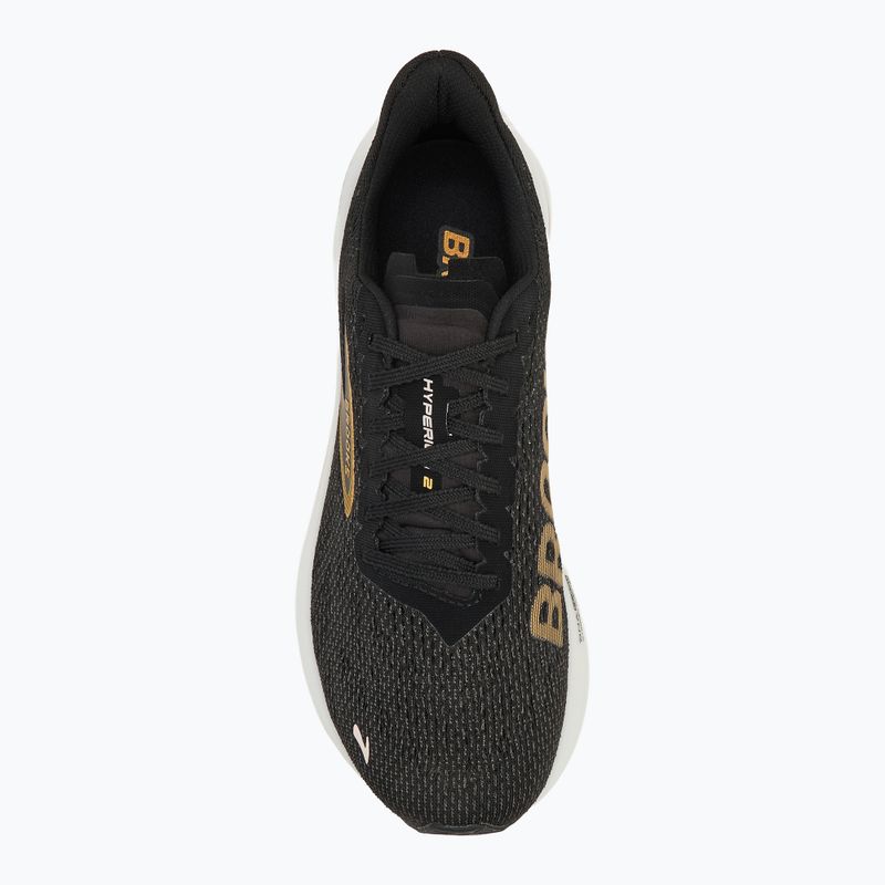 Women's running shoes Hyperion 2 black/gold/pink 5