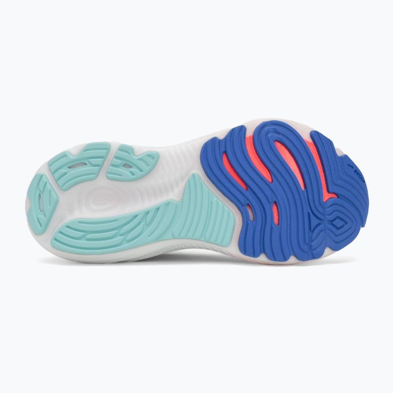 Women's running shoes Brooks Glycerin GTS 22 white/limpet shell/amparo blue 4