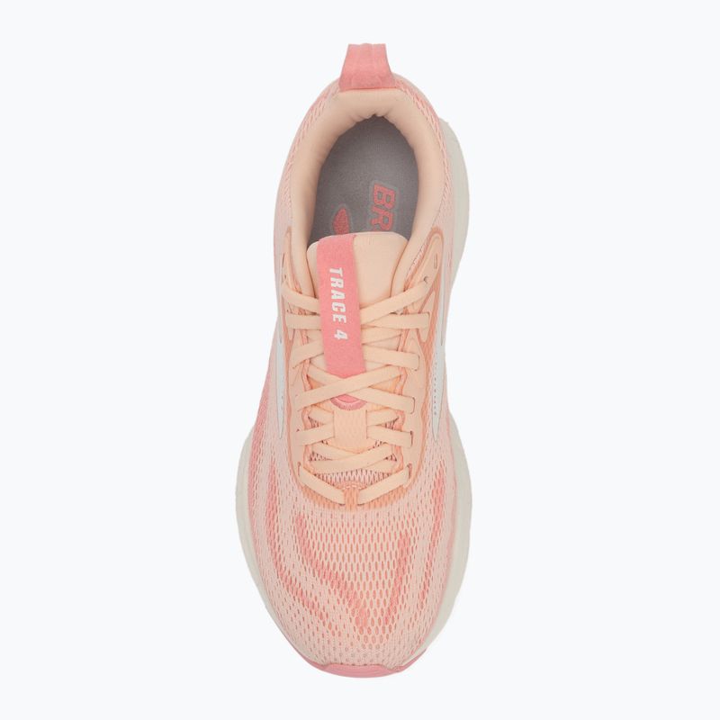 Women's running shoes Brooks Trace 4 tropical peach/dianthus/ grey 5