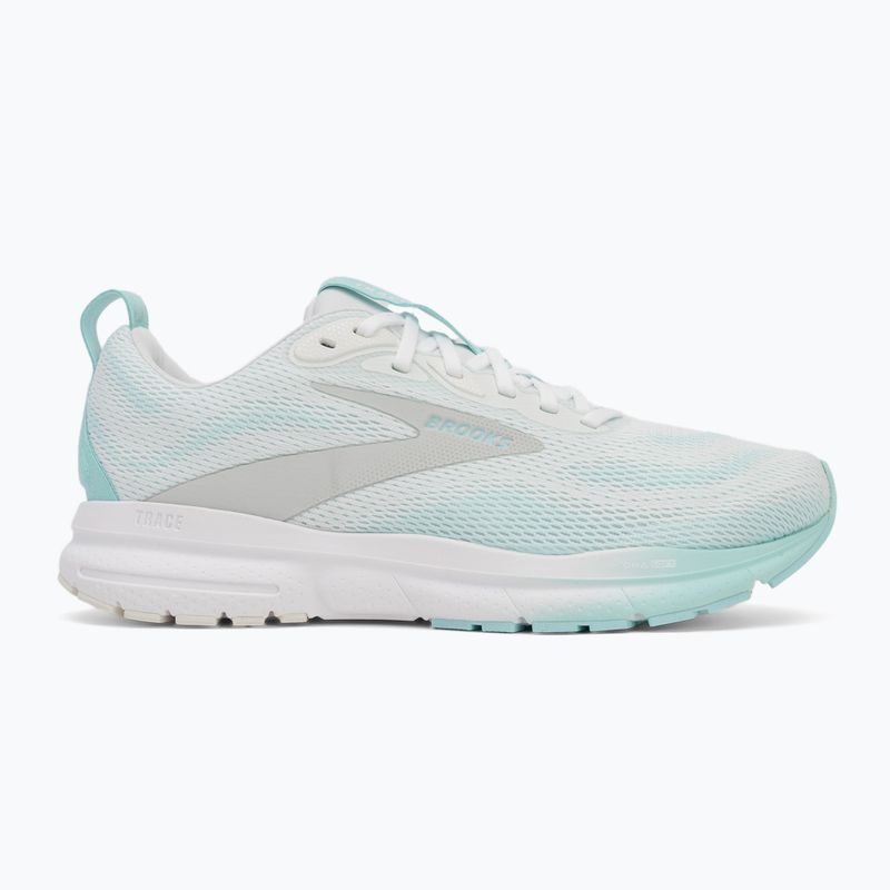 Women's running shoes Brooks Trace 4 bright white/limpet/black 2