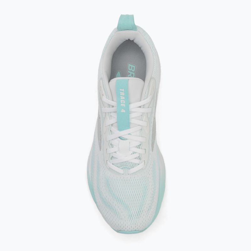 Women's running shoes Brooks Trace 4 bright white/limpet/black 5