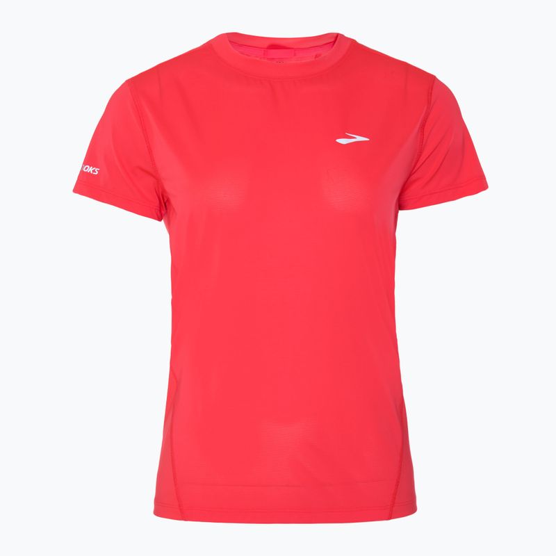 Women's running T-shirt Brooks Sprint Free 3.0 neo cayenne