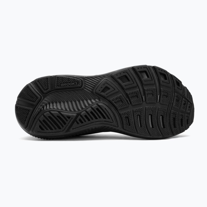 Men's running shoes Brooks Ghost 17 black/black/ebony 4