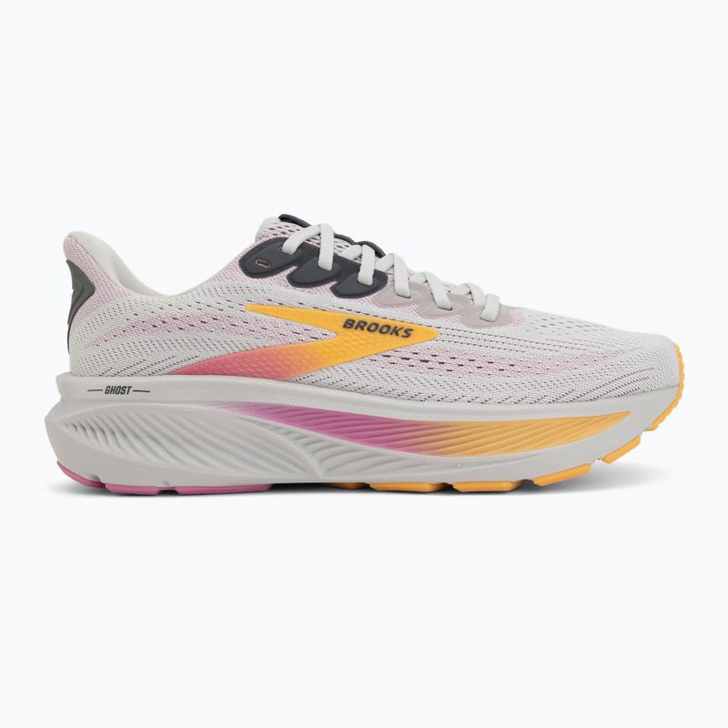 Women's running shoes Brooks Ghost 17 oyster/apricot/pink 2