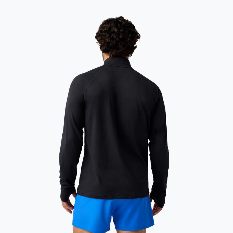 Men's running sweatshirt Brooks Dash 1/4 Zip 3.0 black 2