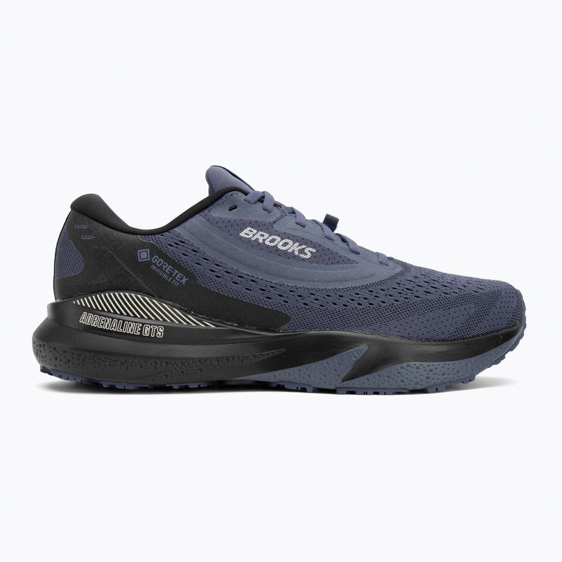 Men's running shoes Brooks Adrenaline GTS 24 GTX black/nighthadow/coconut 2
