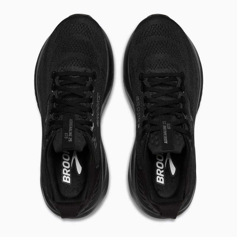 Men's running shoes Brooks Adrenaline GTS 25 black/black/ebony 6