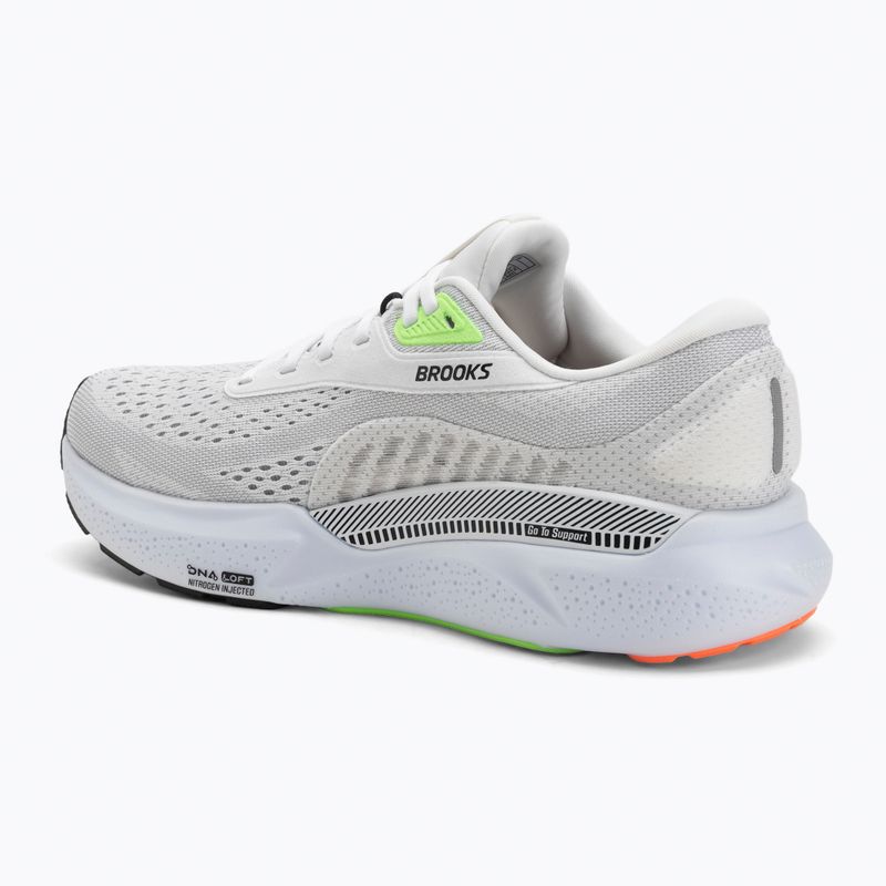 Men's running shoes Brooks Adrenaline GTS 24 white/gecko/atomizer 3