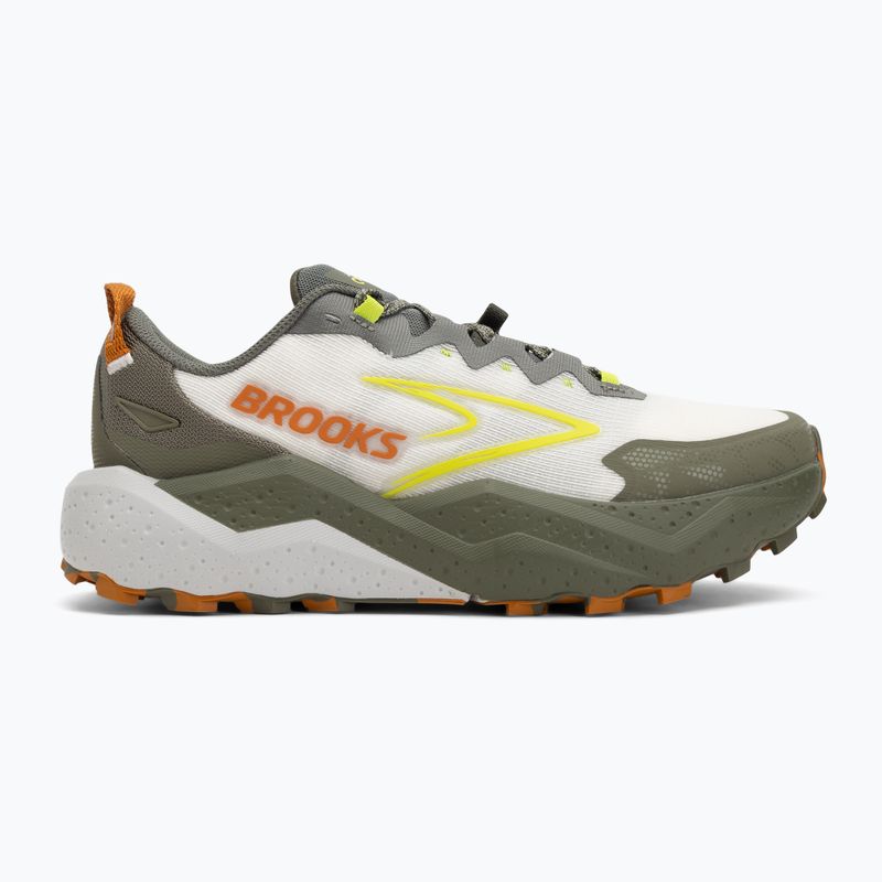 Men's running shoes Brooks Caldera 8 dusty olive/lime/oyster 2
