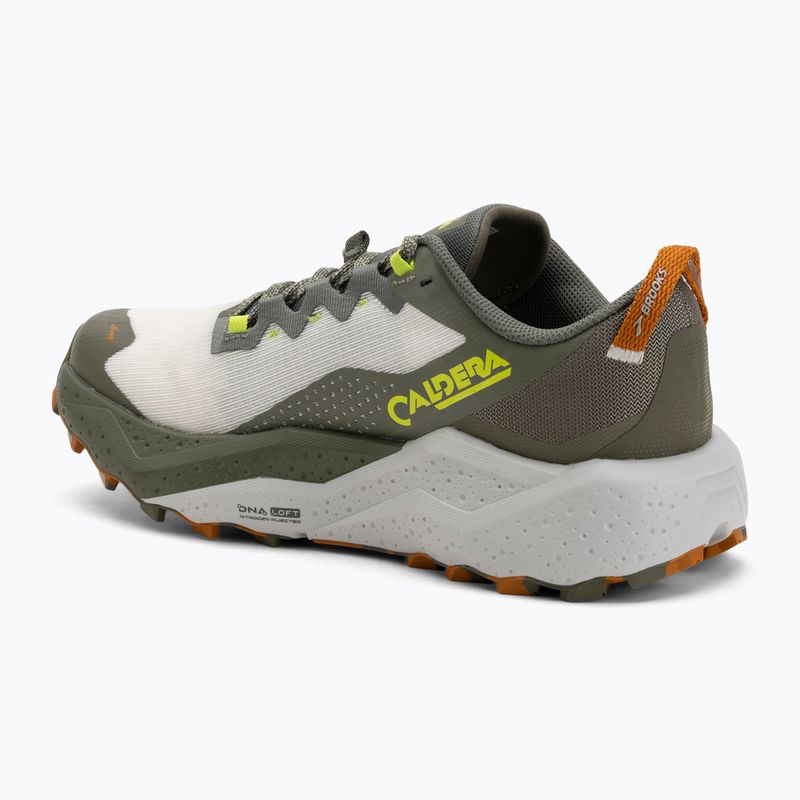 Men's running shoes Brooks Caldera 8 dusty olive/lime/oyster 3