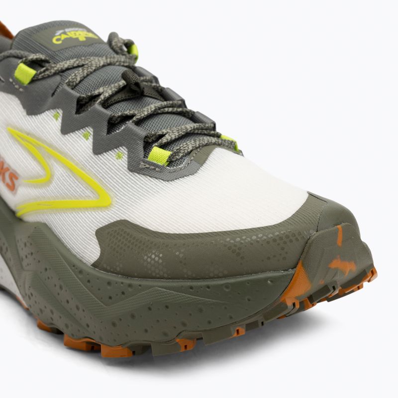 Men's running shoes Brooks Caldera 8 dusty olive/lime/oyster 7