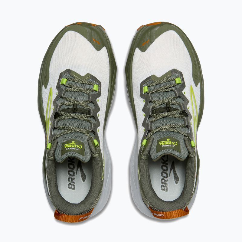 Men's running shoes Brooks Caldera 8 dusty olive/lime/oyster 8
