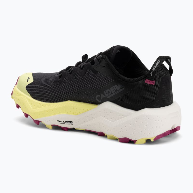 Women's running shoes Brooks Caldera 8 grey/black/lime 3