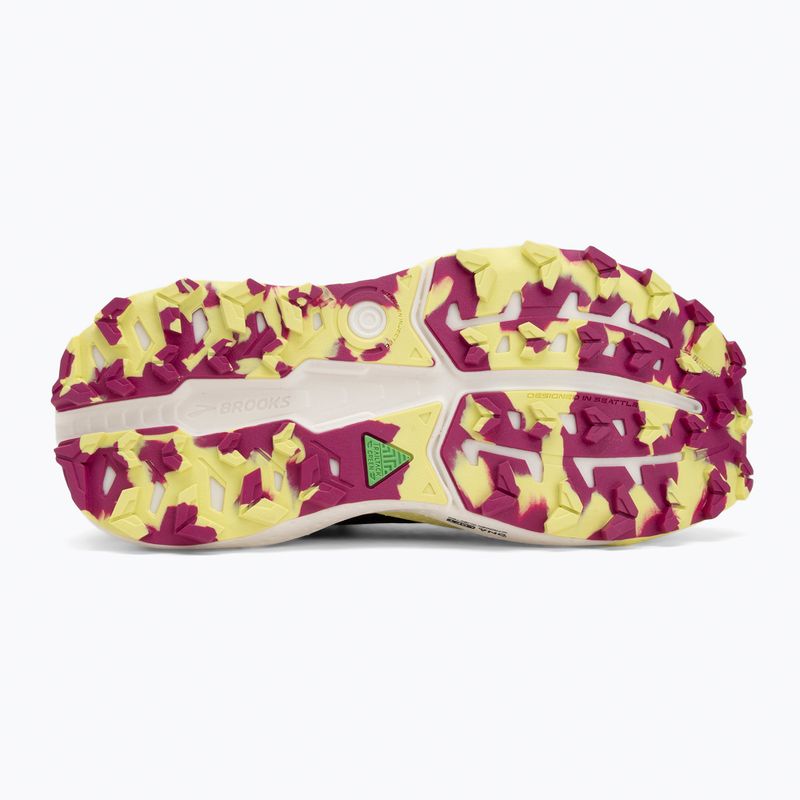 Women's running shoes Brooks Caldera 8 grey/black/lime 4