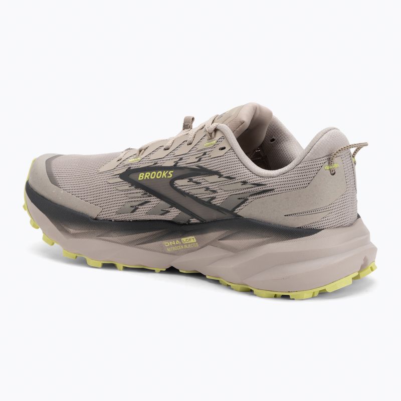 Men's running shoes Brooks Cascadia 19 chateau/ebony/sunny lime 3