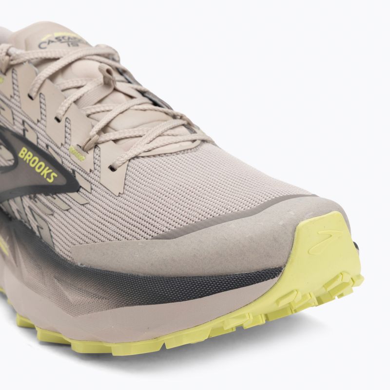 Men's running shoes Brooks Cascadia 19 chateau/ebony/sunny lime 7