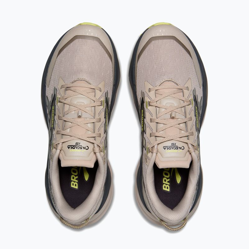 Men's running shoes Brooks Cascadia 19 chateau/ebony/sunny lime 8