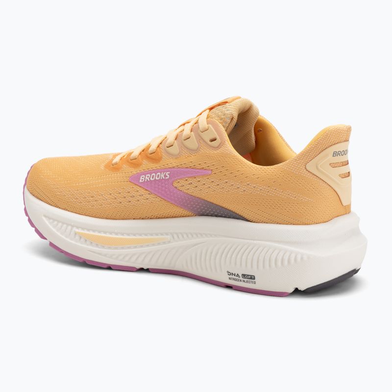 Women's running shoes Brooks Ghost 17 apricot/grey/pink 3