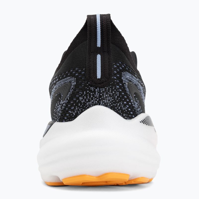 Running shoes Brooks Glycerin GTS 22 black/blue heron/orange 6