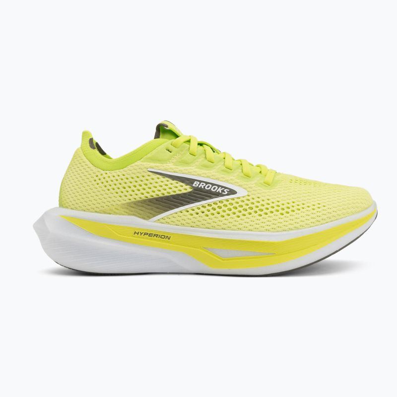 Men's running shoes Brooks Hyperion 3 sunny lime/olive/white 2