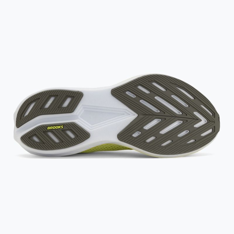 Men's running shoes Brooks Hyperion 3 sunny lime/olive/white 4