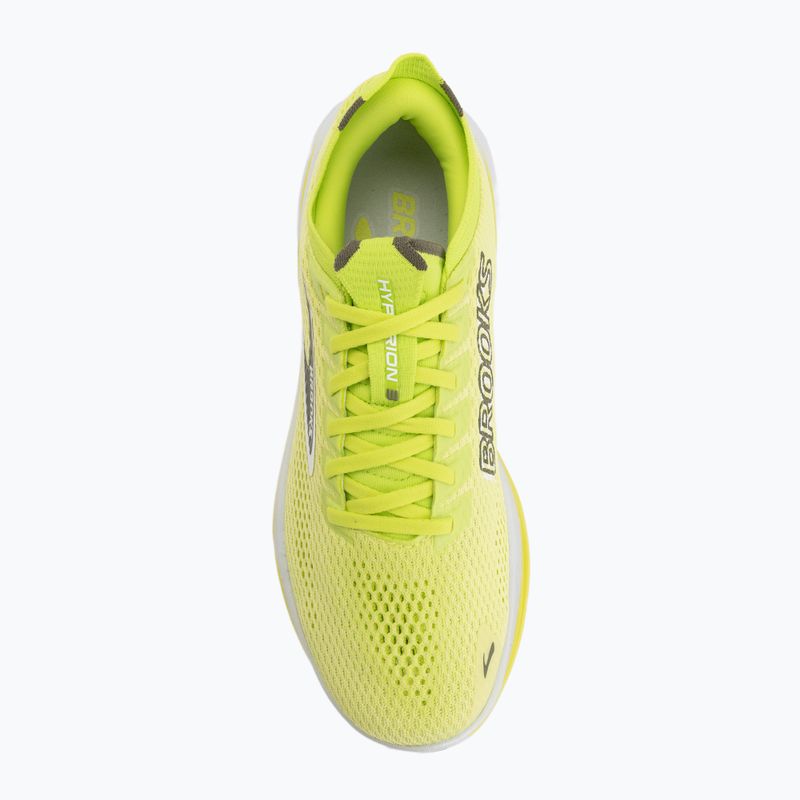 Men's running shoes Brooks Hyperion 3 sunny lime/olive/white 5