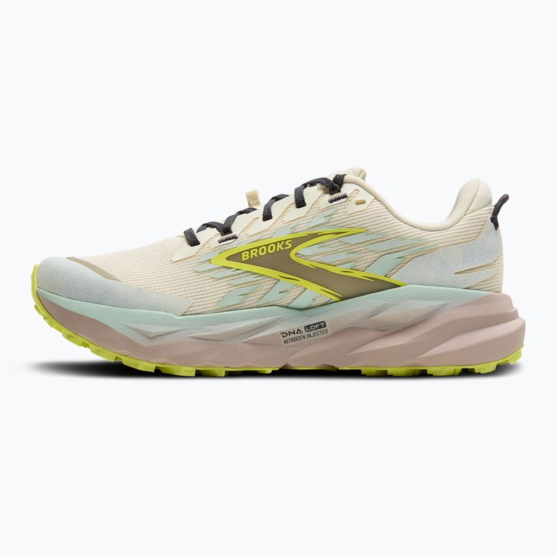 Women's running shoes Brooks Cascadia 19 coconut/misty blue/ebony 3