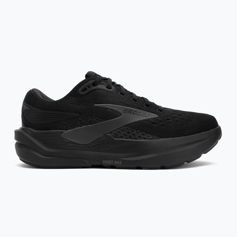 Men's running shoes Brooks Ghost Max 3 black/black/ebony 2